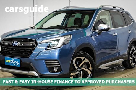 Blue 2022 Subaru Forester Wagon Hybrid S (awd)