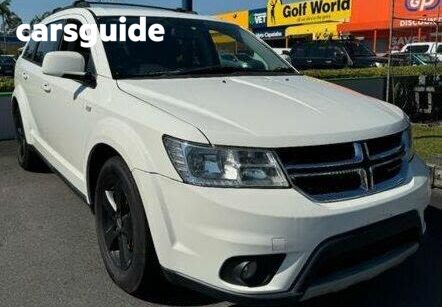 White 2012 Dodge Journey Wagon SXT