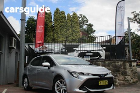 Silver 2019 Toyota Corolla Hatch Ascent Sport Hybrid