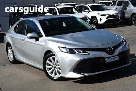 Silver 2018 Toyota Camry Sedan