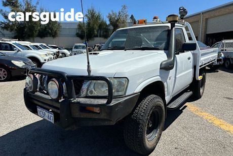 White 2007 Nissan Patrol Leaf Cab Chassis DX (4X4)