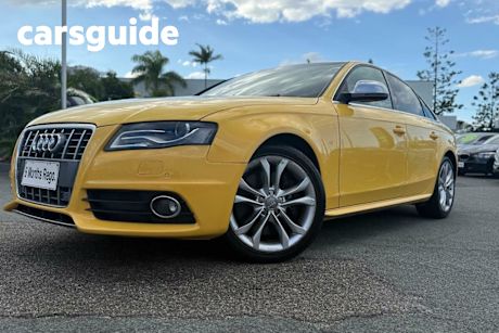 Yellow 2009 Audi S4 Sedan 3.0 Tfsi Quattro