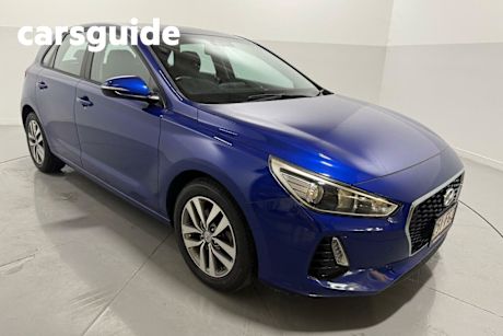 Blue 2020 Hyundai I30 Hatchback Active