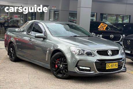 Grey 2016 Holden UTE Utility SS-V Redline