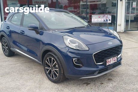 Blue 2022 Ford Puma Hatchback