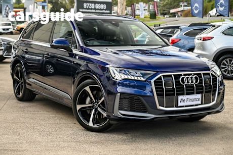 Blue 2023 Audi Q7 Wagon 55 Tfsi S Line Quattro Mhev
