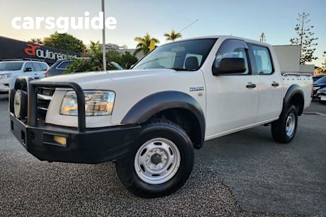 White 2008 Ford Ranger Dual Cab Pick-up XL (4X4)