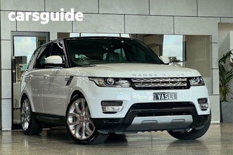 White 2014 Land Rover Range Rover Sport Wagon HSE