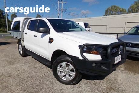 White 2020 Ford Ranger Double Cab Chassis XL 3.2 (4X4)