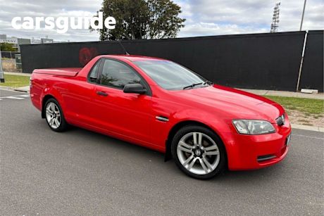 Red 2008 Holden Commodore Utility Omega