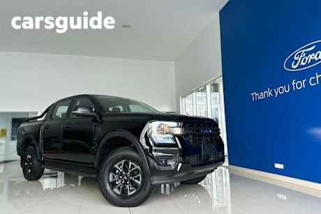 Black 2024 Ford Ranger Double Cab Pick Up XL 2.0 (4X4) Black Edition