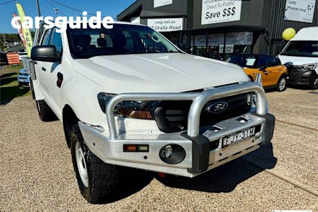White 2019 Ford Ranger Double Cab Chassis XL 3.2 (4X4)