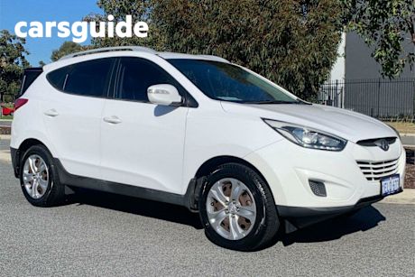 White 2014 Hyundai IX35 Wagon Active (fwd)