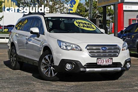 White 2015 Subaru Outback Wagon 2.5I