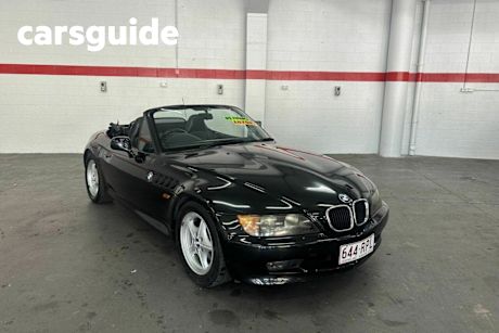 Black 1997 BMW Z3 Roadster