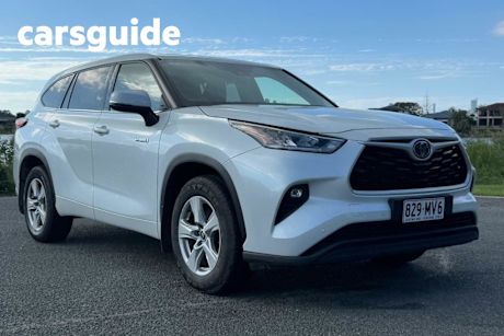 White 2022 Toyota Kluger Wagon GX Hybrid AWD