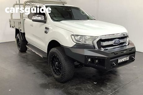 White 2015 Ford Ranger Super Cab Utility XLT 3.2 (4X4)