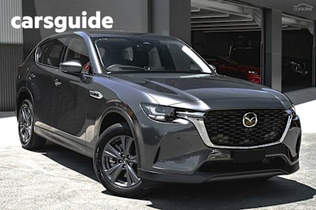Grey 2024 Mazda CX-60 Wagon P50E Evolve Phev
