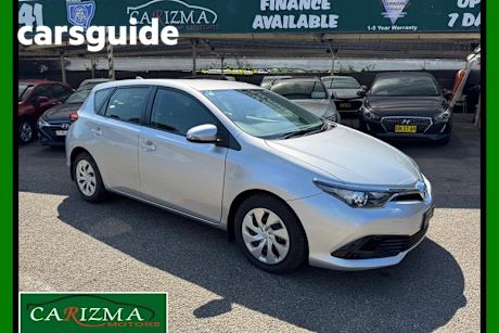 Silver 2017 Toyota Corolla Hatchback Ascent