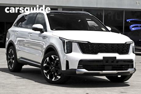 White 2025 Kia Sorento Wagon GT-Line 7 Seat