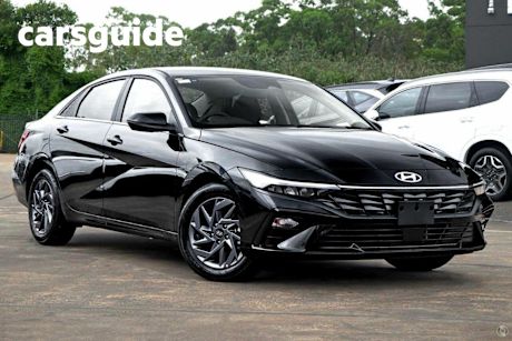 Black 2025 Hyundai I30 Sedan HEV 1.6P DCT