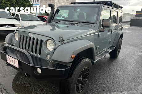 Grey 2014 Jeep Wrangler Unlimited Hardtop Renegade Sport (4X4)