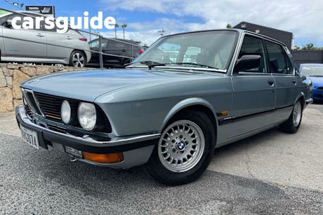 Silver 1984 BMW 528I Sedan