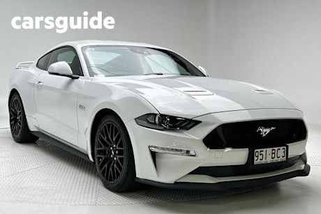 White 2019 Ford Mustang Coupe Fastback GT 5.0 V8