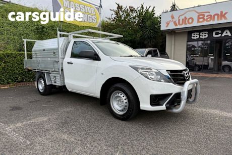 White 2018 Mazda BT-50 Ute Tray XT (4x2)