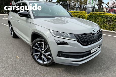 Grey 2021 Skoda Kodiaq Wagon 132 TSI Sportline (4X4)