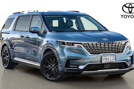 Blue 2020 Kia Carnival Wagon Platinum