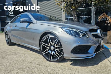 Silver 2014 Mercedes-Benz E400 Coupe