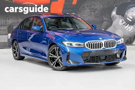 Blue 2022 BMW 320I Sedan M Sport