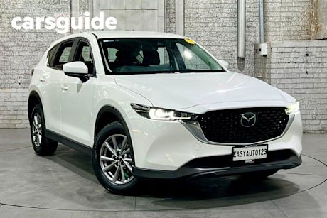 White 2023 Mazda CX-5 Wagon Maxx Sport (fwd)