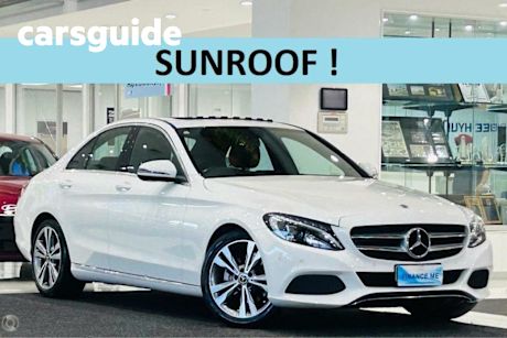 White 2017 Mercedes-Benz C200 Sedan