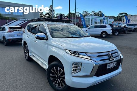 White 2020 Mitsubishi Pajero Sport Wagon Exceed (4X4) 7 Seat