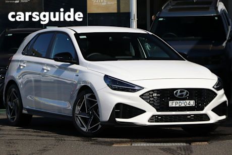 White 2025 Hyundai I30 Hatchback N Line Mhev