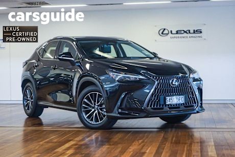 Black 2024 Lexus NX350H Wagon Luxury Hybrid 2WD