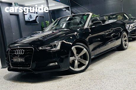 Black 2012 Audi A5 Cabriolet 2.0 Tfsi Quattro