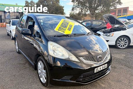 Black 2009 Honda Jazz Hatchback VTI-S