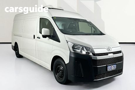 White 2019 Toyota Hiace Van Slwb