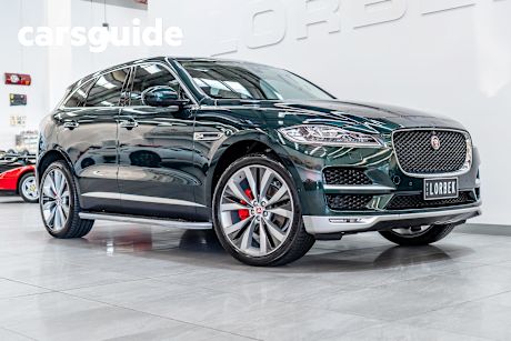 Green 2017 Jaguar F-Pace Wagon 30D Prestige