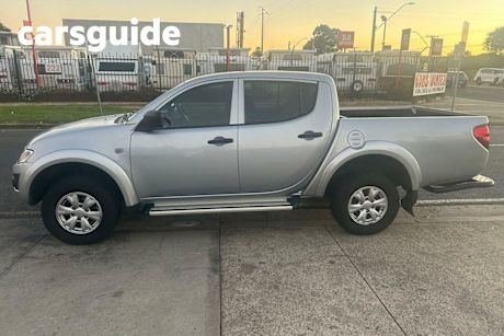 Silver 2015 Mitsubishi Triton Double Cab Utility GLX (4X4)