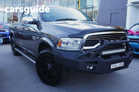 Grey 2019 Ram 1500 Crew Cab Utility Laramie (4X4) FD3.2