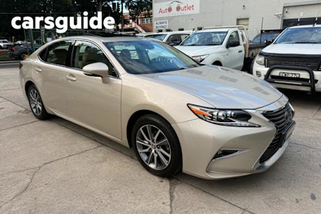 Gold 2016 Lexus ES300H Sedan Sports Luxury Hybrid