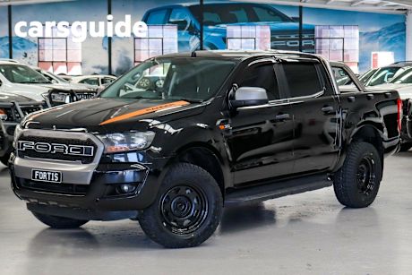 Black 2016 Ford Ranger Dual Cab Utility XLS 3.2 (4X4)
