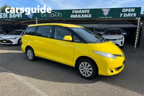 Yellow 2015 Toyota Tarago Wagon GLI