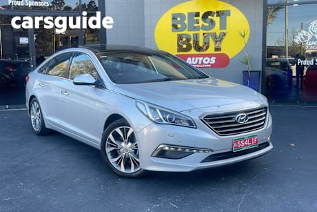 Silver 2016 Hyundai Sonata Sedan Premium