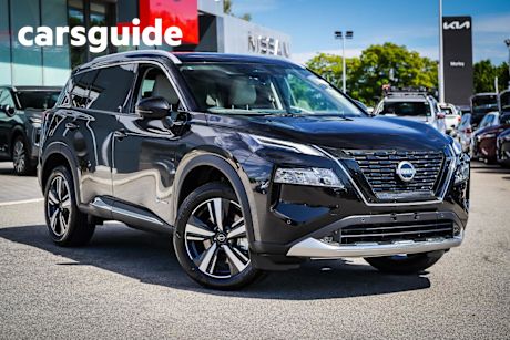 Black 2025 Nissan X-Trail Wagon TI (4WD) E-Power (hybrid)