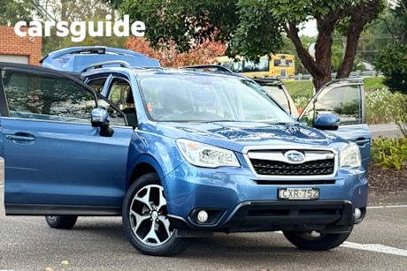 Blue 2014 Subaru Forester Wagon 2.5I-S